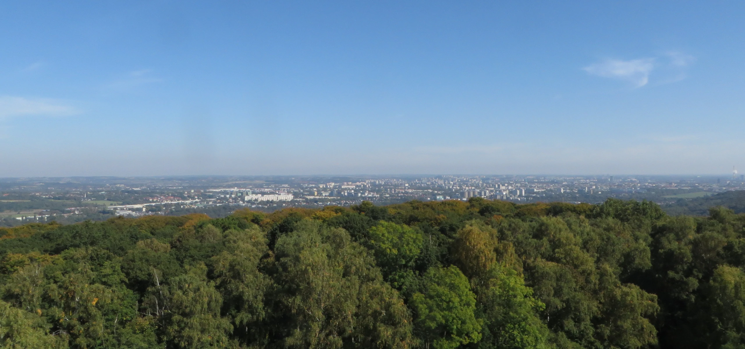Kraków panorama from Józef Piłsudski's Mound